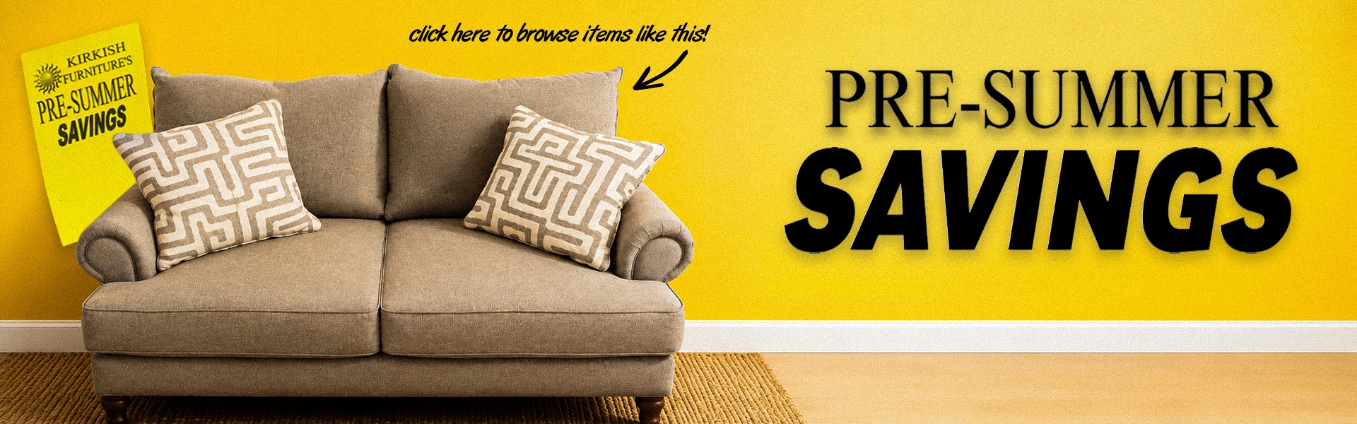 Pre-Summer Savings